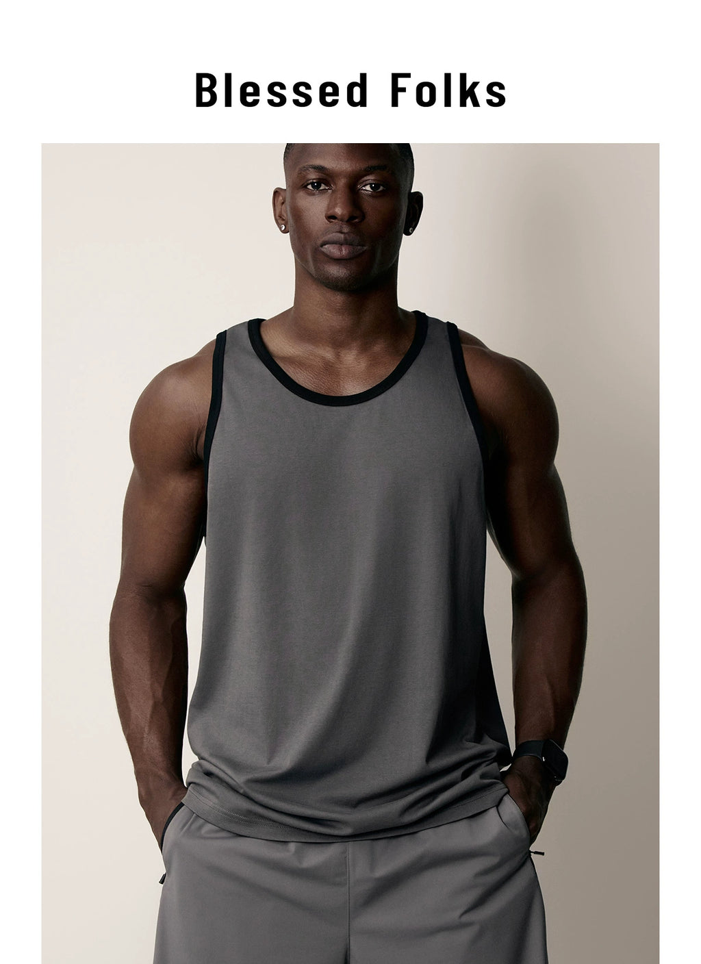 Blessed Folks Minimalist Lightweight Breathable Quick-Drying Vest