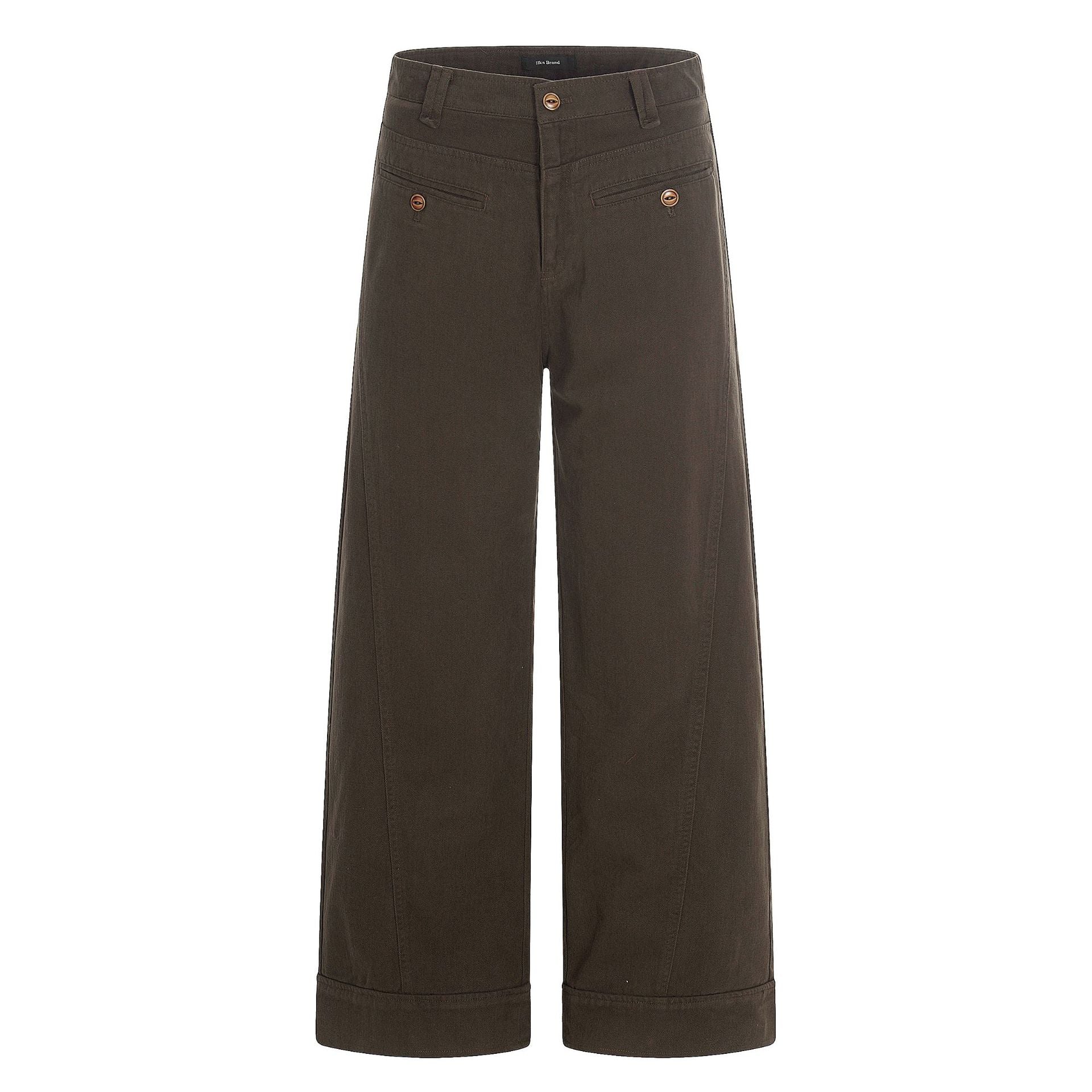 11KN Vintage Loose Wide Leg Straight Casual Pants