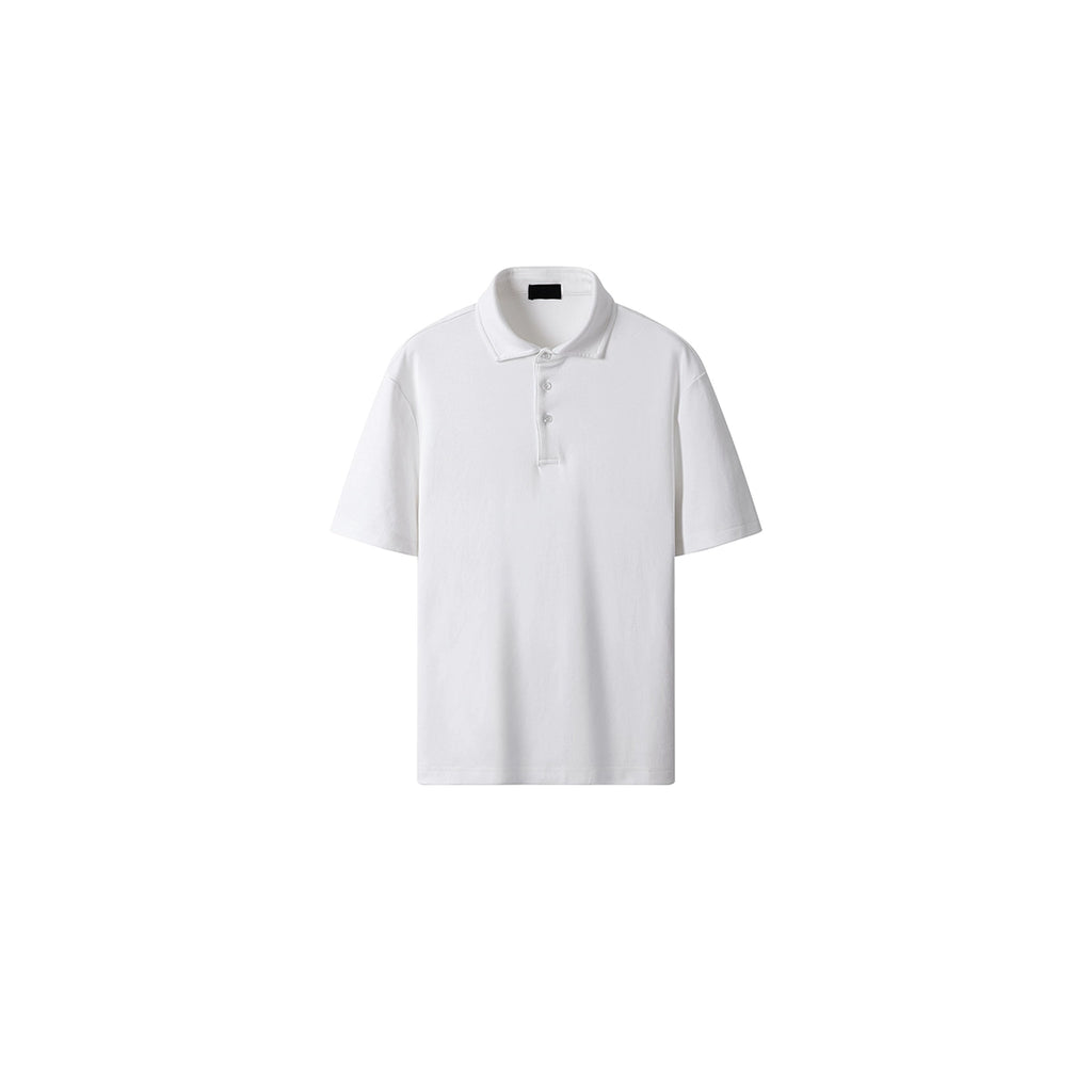 PLUS NO LOGO Casual Button Polo Shirt