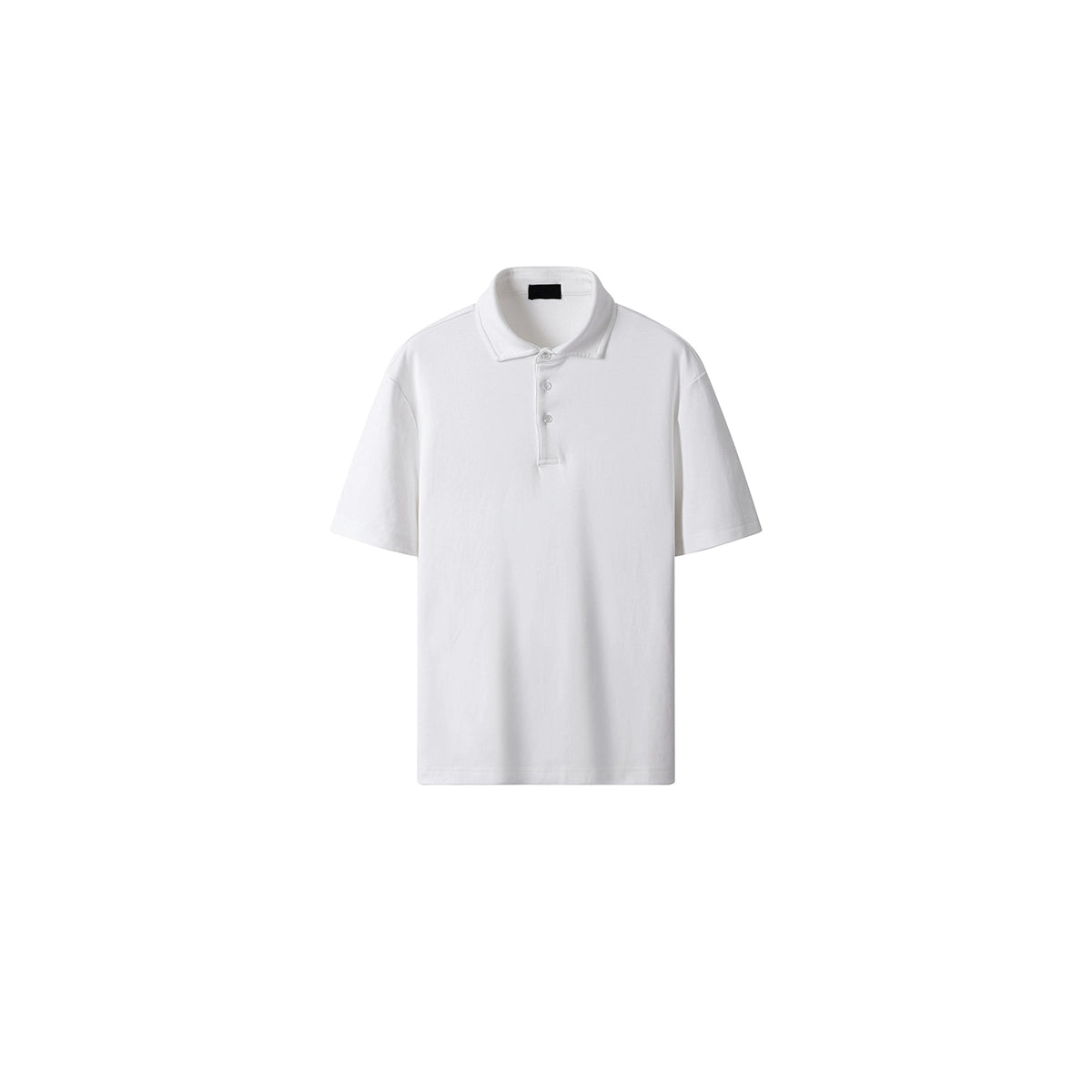 PLUS NO LOGO Casual Button Polo Shirt