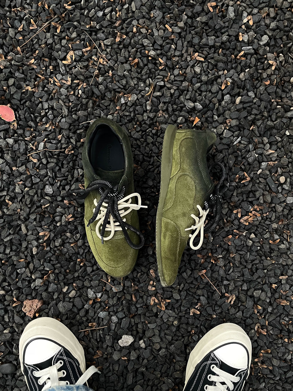 Borrowed Project Multi-strap Inkjet Contrasting Casual Sneakers