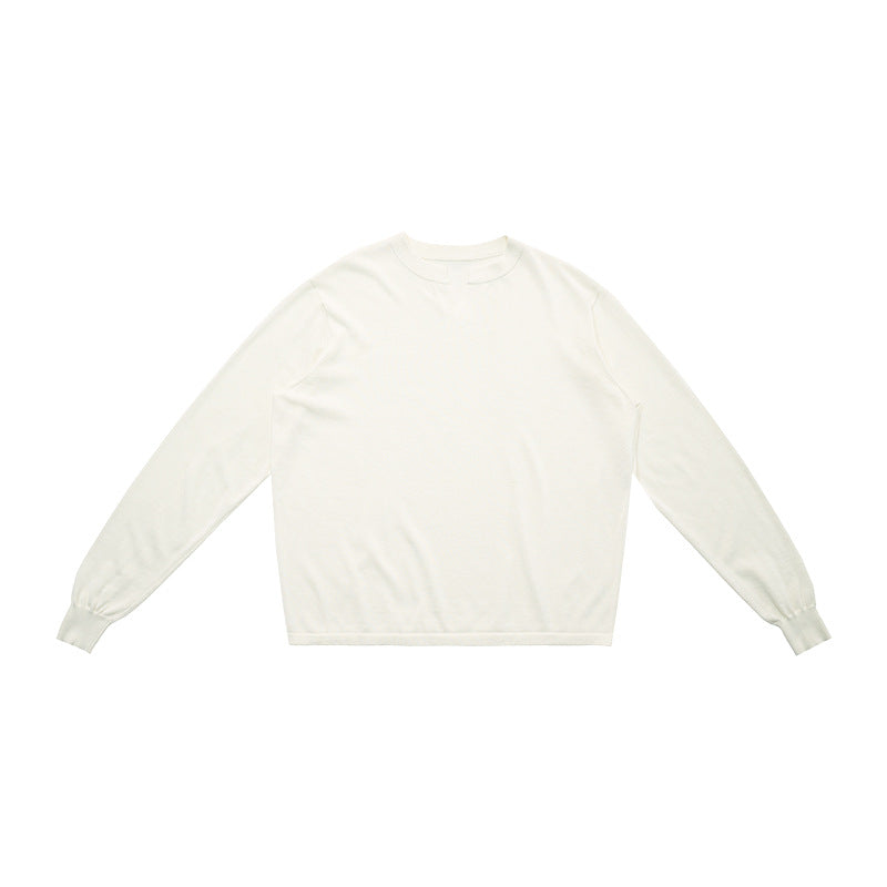 UNF V-Neck Knitted Bottom Long Sleeve