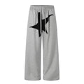 11KN Loose Five-star Printed Sweatpants