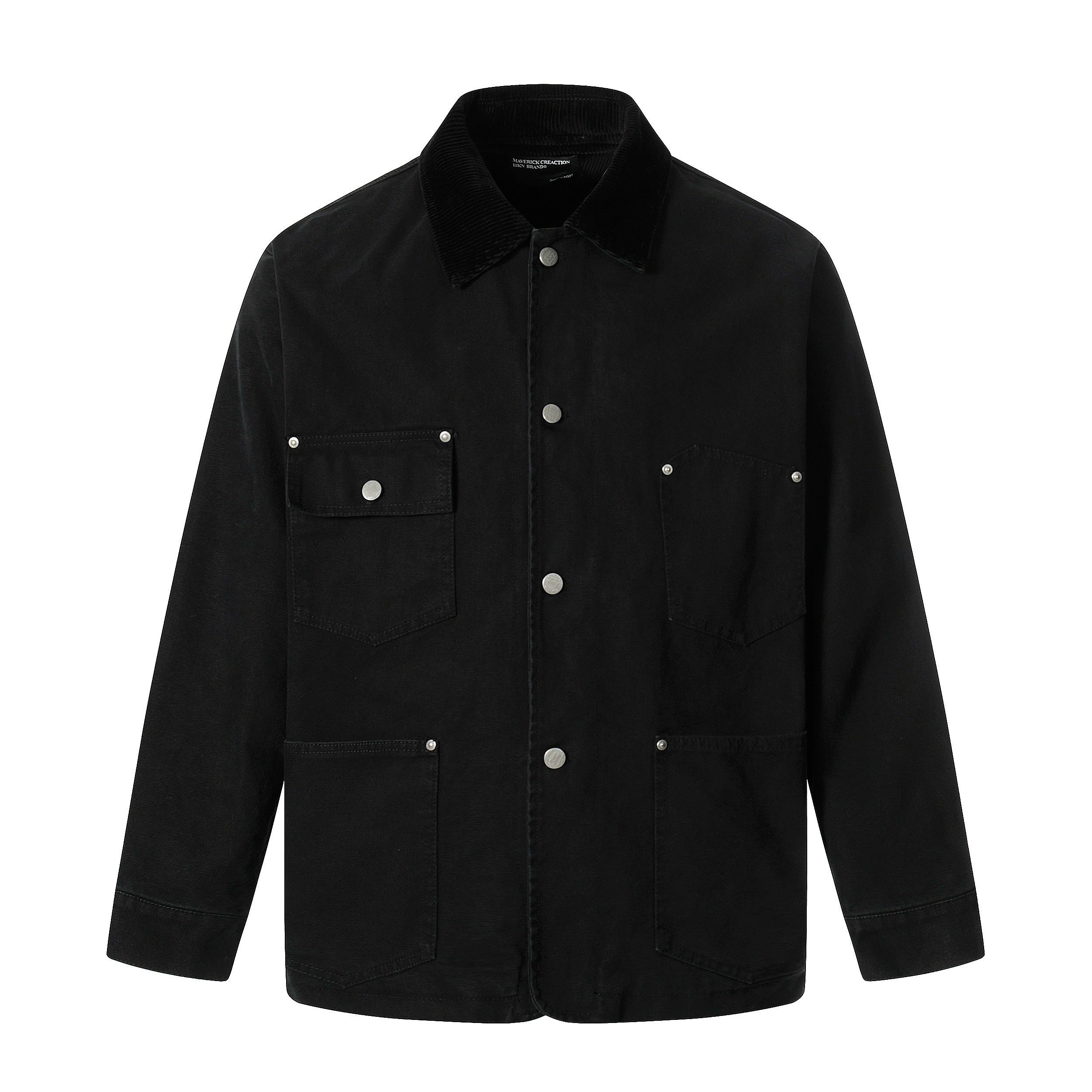 MADWITCH Vintage Spliced Commuter Casual Tooling Jacket