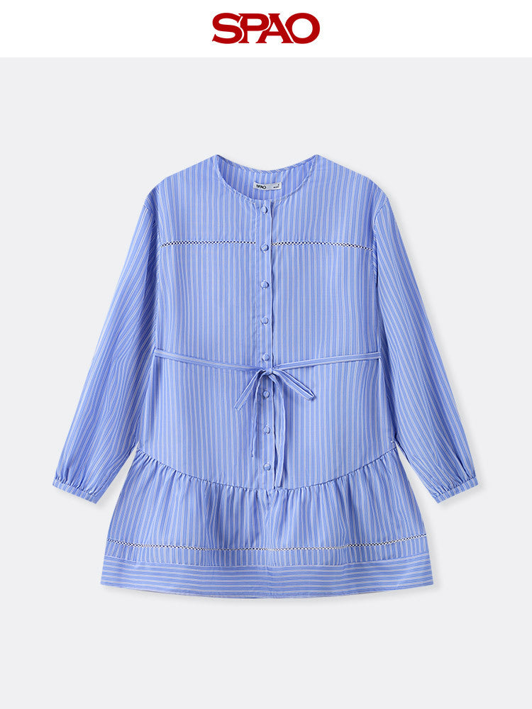 SPAO Korean Style Ladies French Temperament Commuter Dress SPOWF23G70