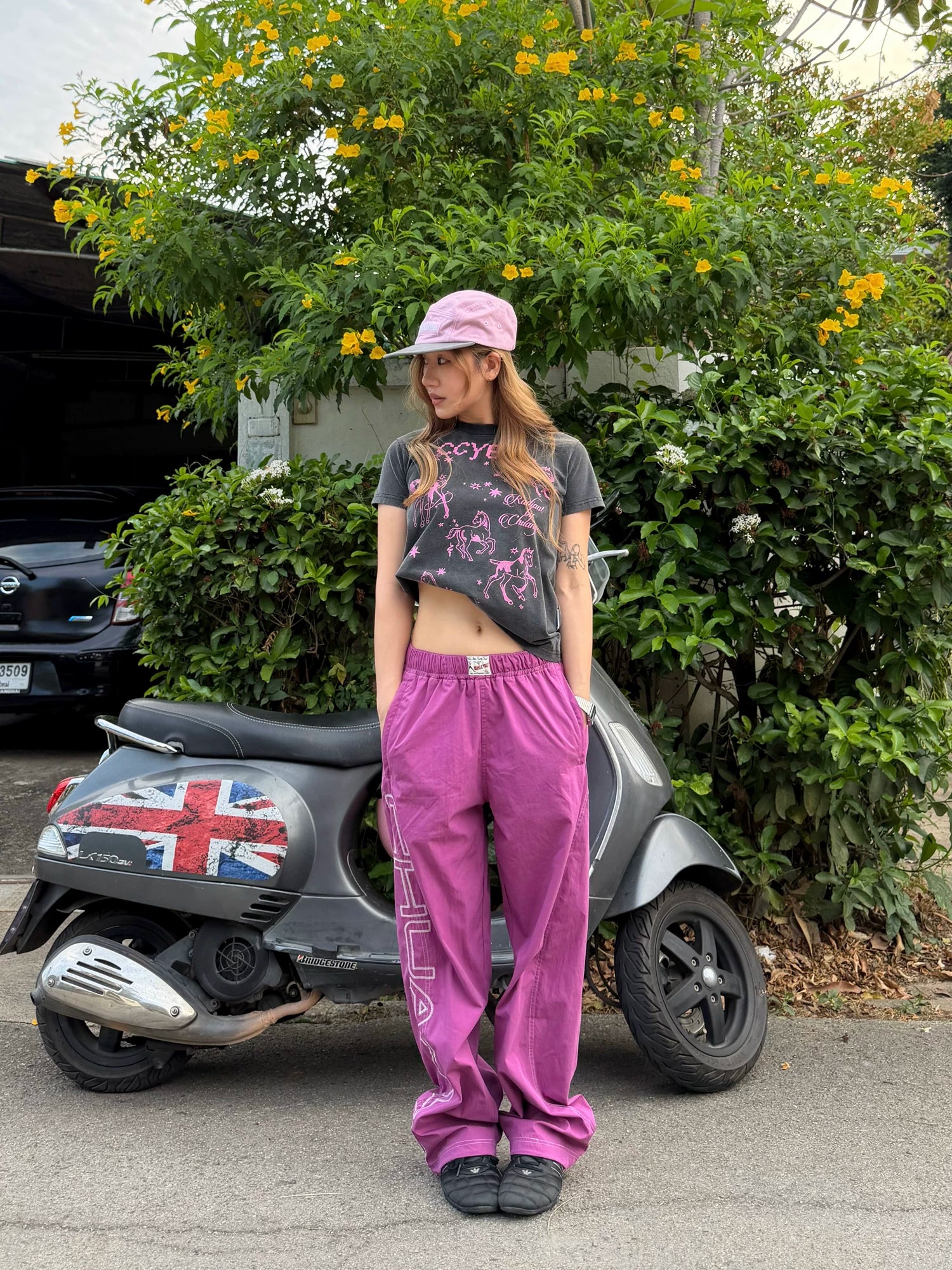 CCYE Thin Quick-drying Embroidered Loose Casual Pants