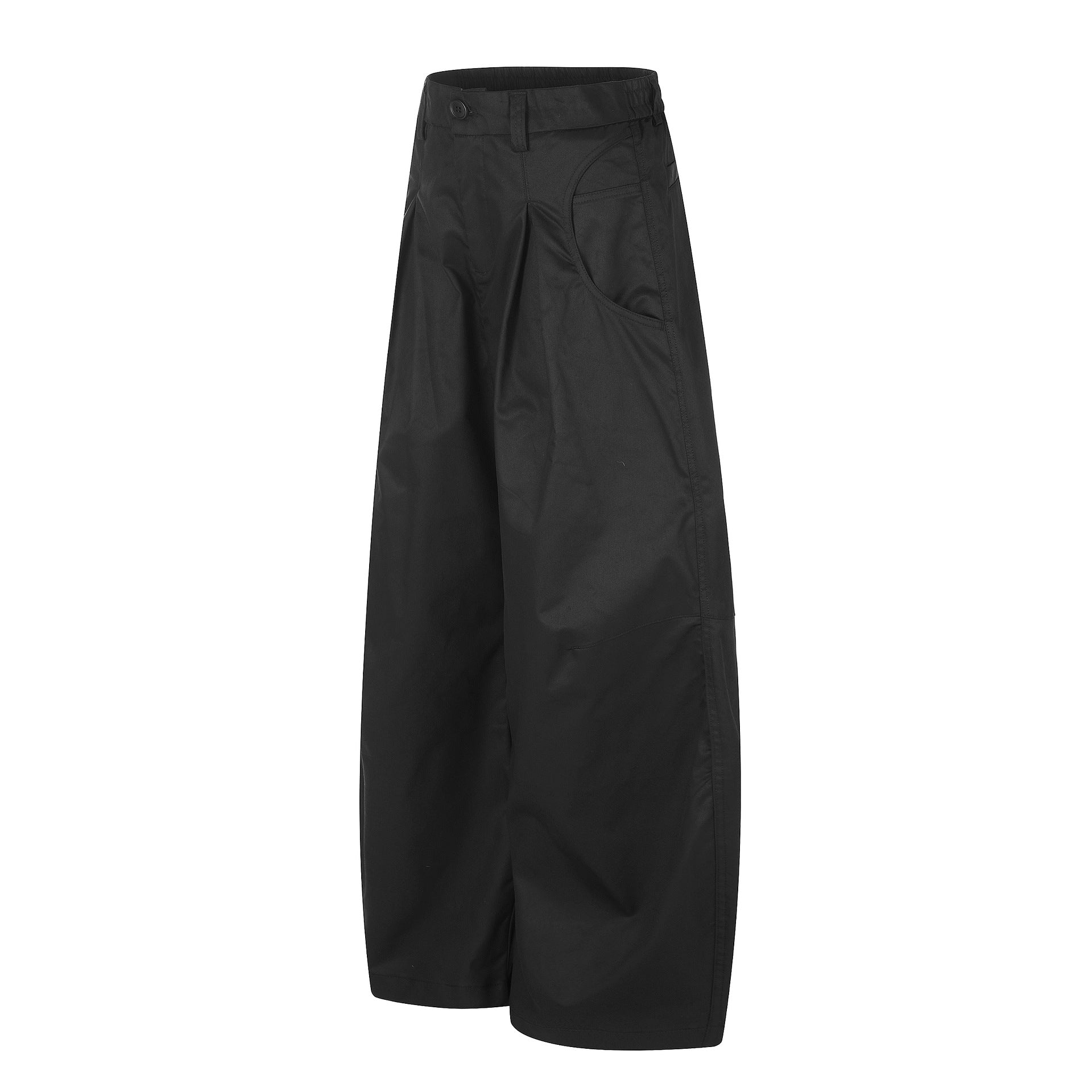 11KN Simple Loose Pleated Casual Pants