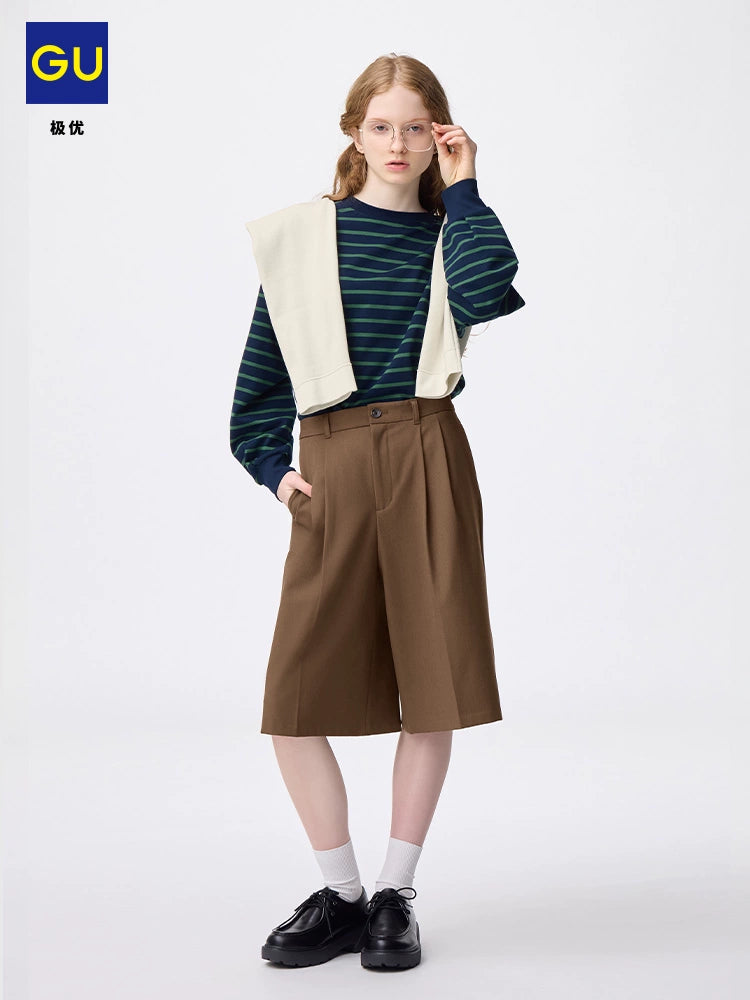 GU Loose and Comfortable Five-point Pants