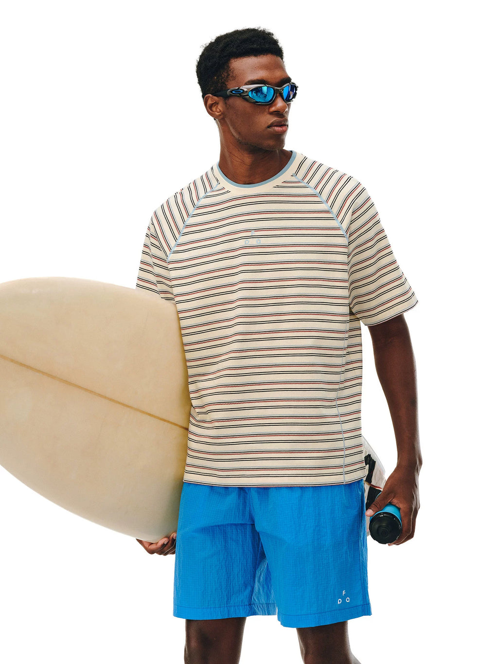 FPA Double Collar Contrasting Stripe Sports Tee