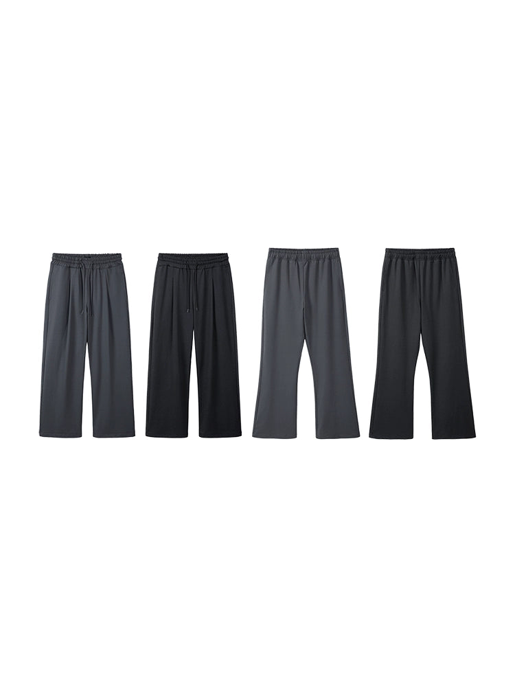 PLUS NO LOGO Micro-straight Sports Trousers