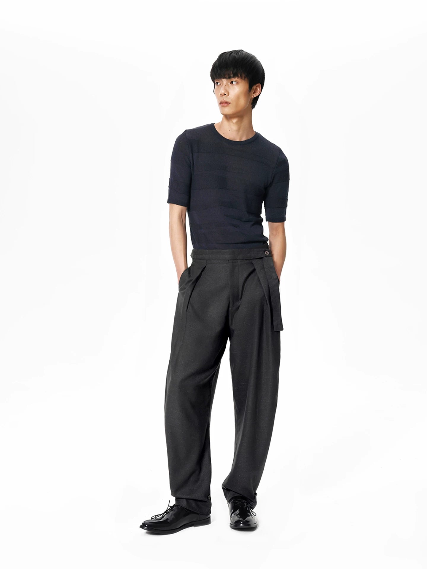 Slight Vogue Camouflage Ice Silk Woolen Casual Tee