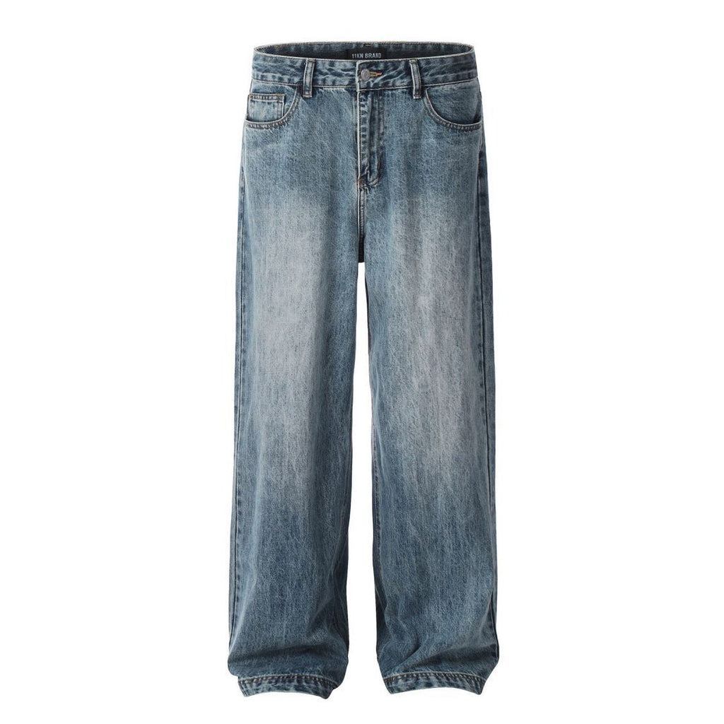 11KN Retro Straight Loose Versatile Jeans