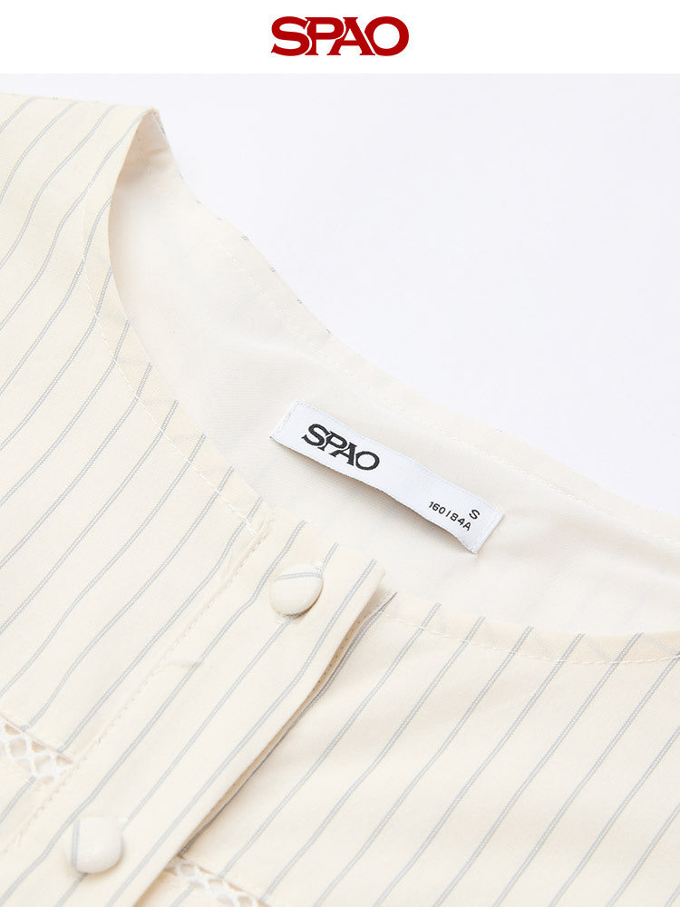 SPAO Korean Style Ladies French Temperament Commuter Dress SPOWF23G70