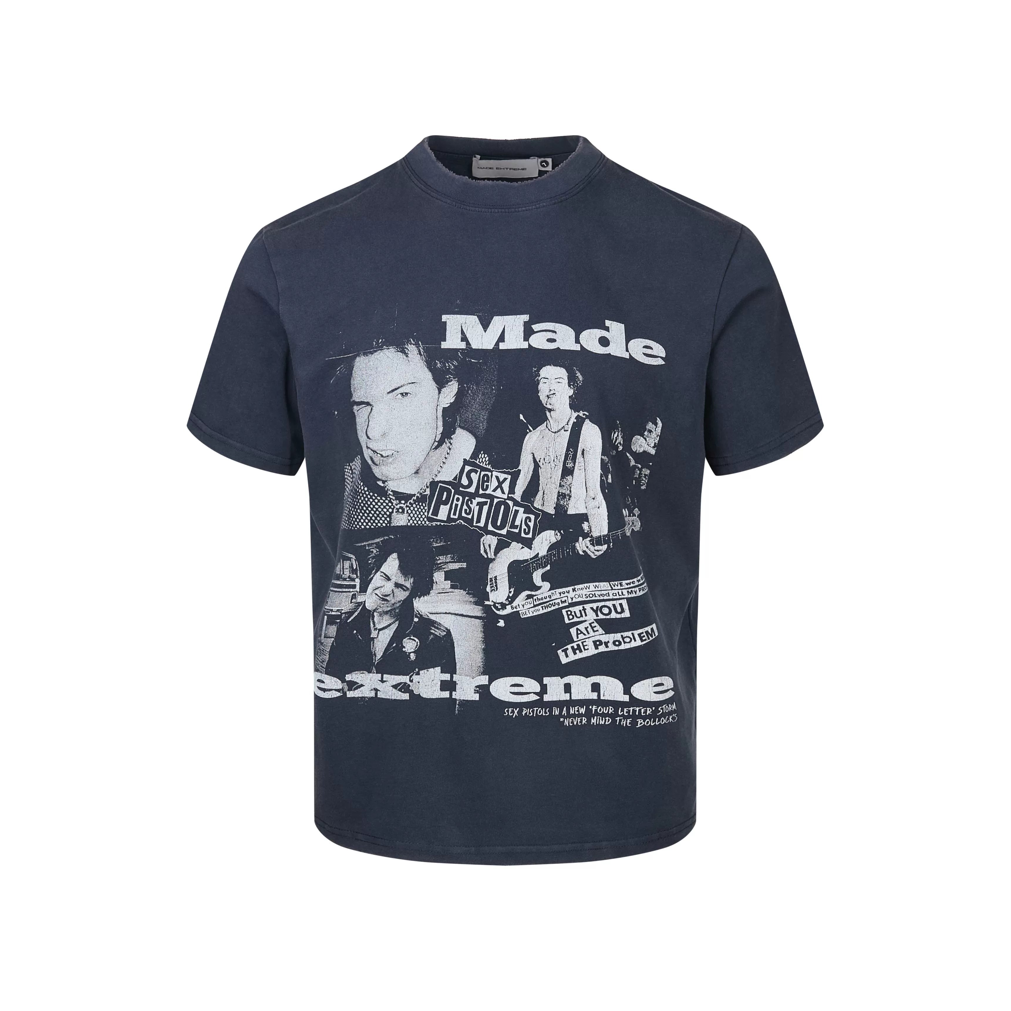 EME Band Print Loose Casual Tee