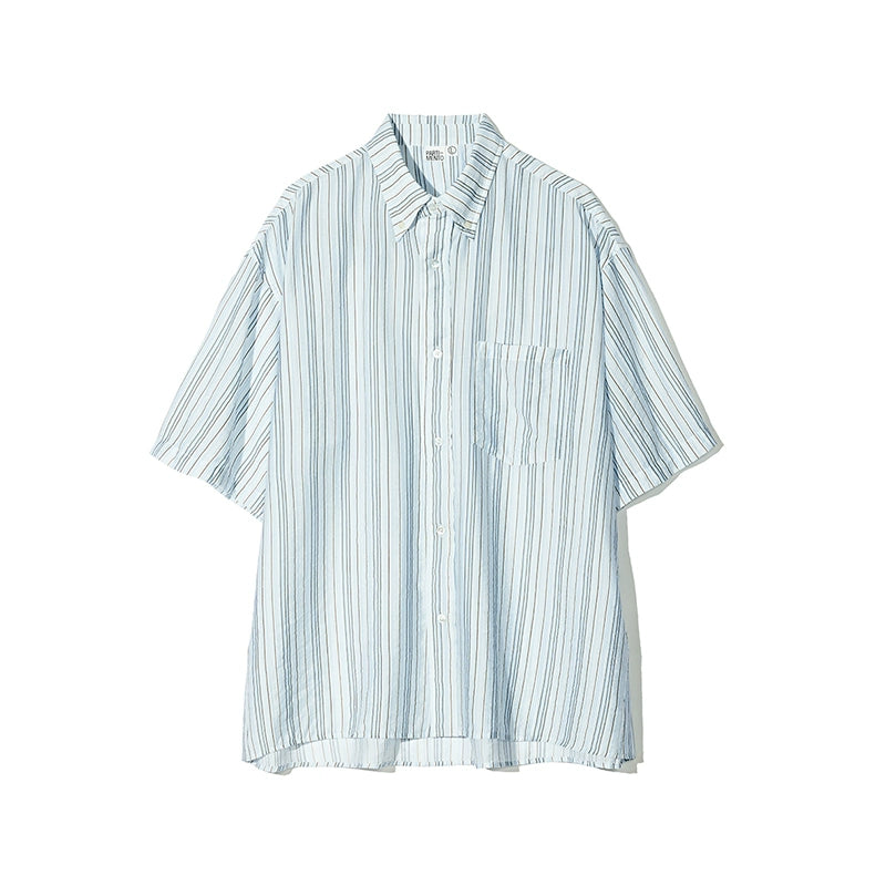 PARTIMENTO Small Fresh Japanese Striped Tee