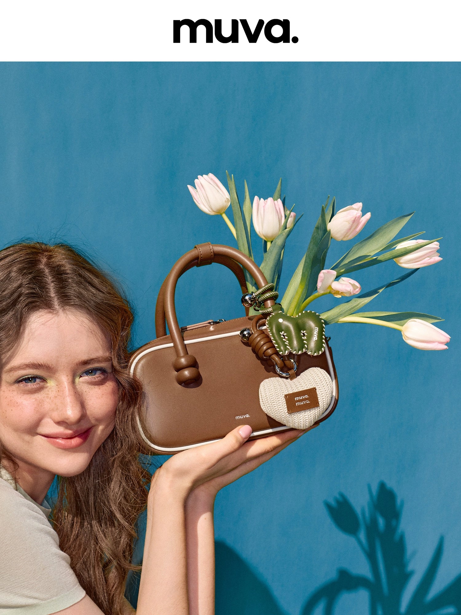 MUVA Woven Love Bag Hanging Exquisite and Cute