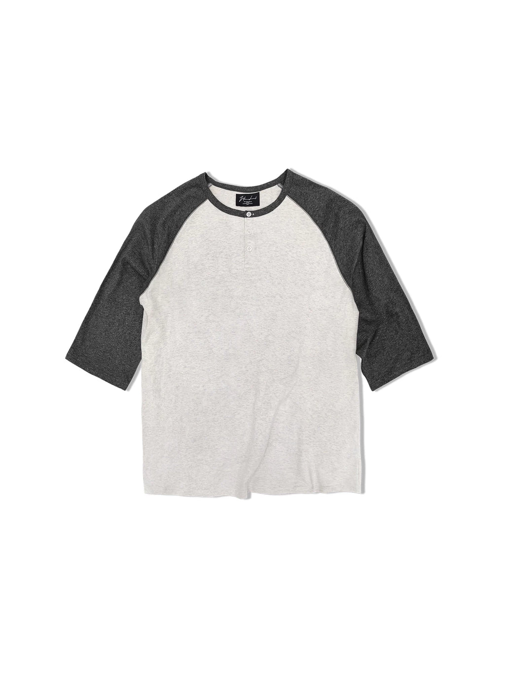 WANNA LAB Contrast Color Shoulder Casual Tee