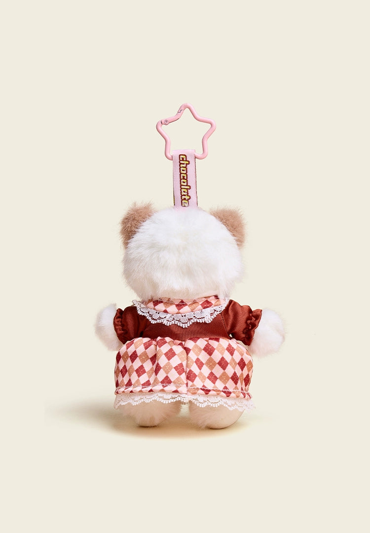 HAVEROSE Cake Bear Plush Doll Pendant