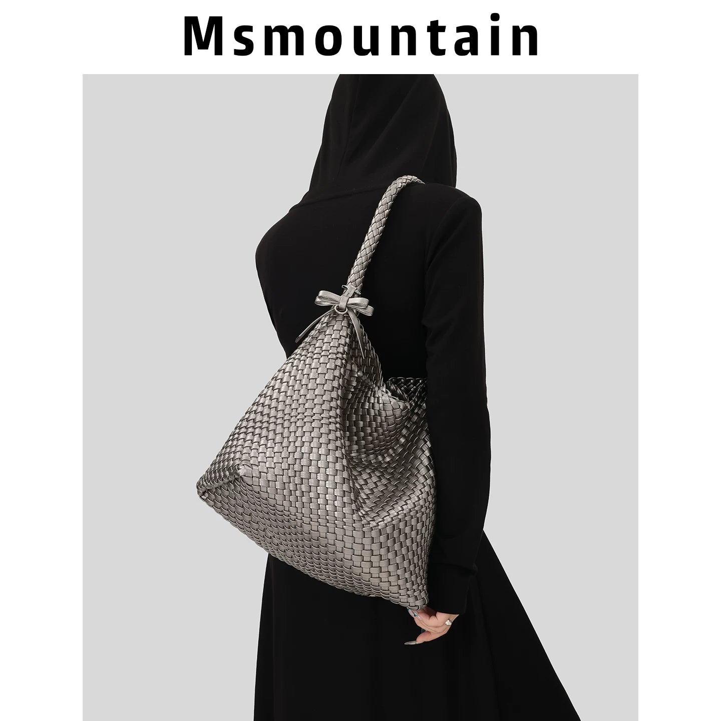 Msmountain Niche Woven Large Capacity Tote Bag