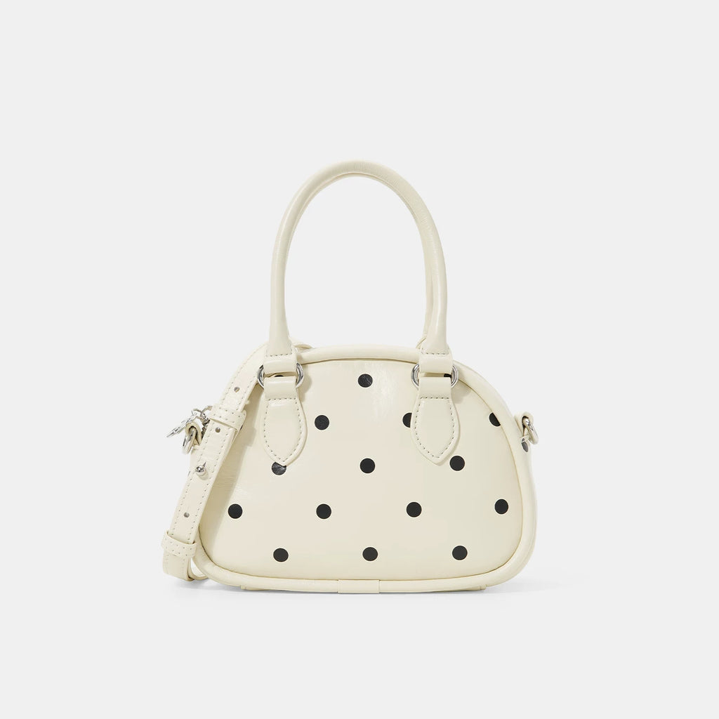 ANGELSKY Retro Polka Dot Messenger Bag