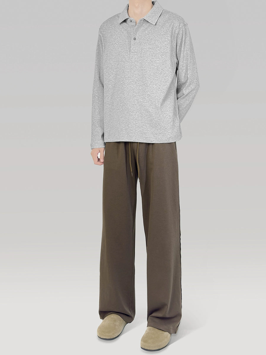 PLUS NO LOGO Light and Drape Sports Trousers