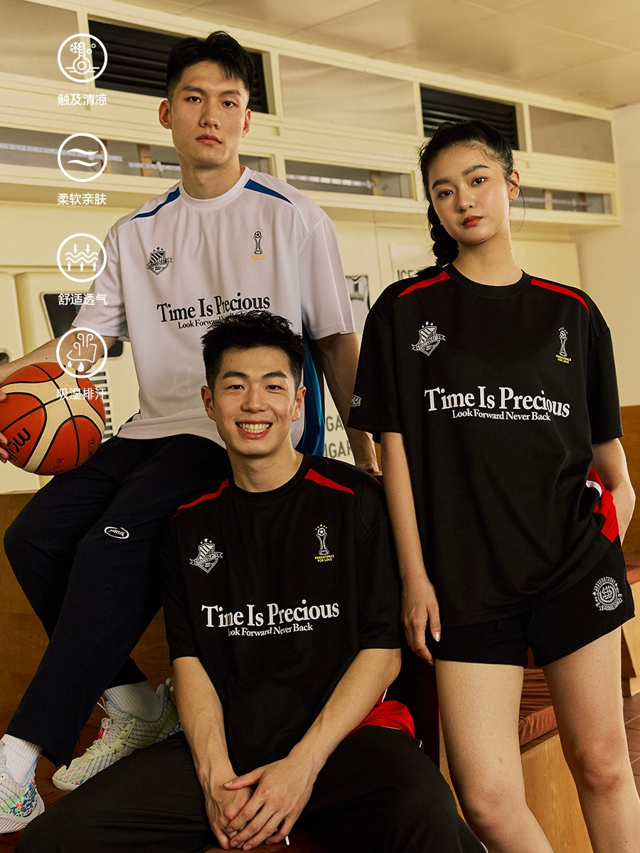 LUSHISI Color Matching Alphabet Printing Tee