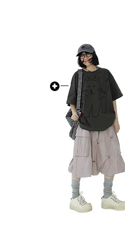 STILLYOU Tooling Texture Pleated Star Rivet Umbrella Skirt Skirt Skirt