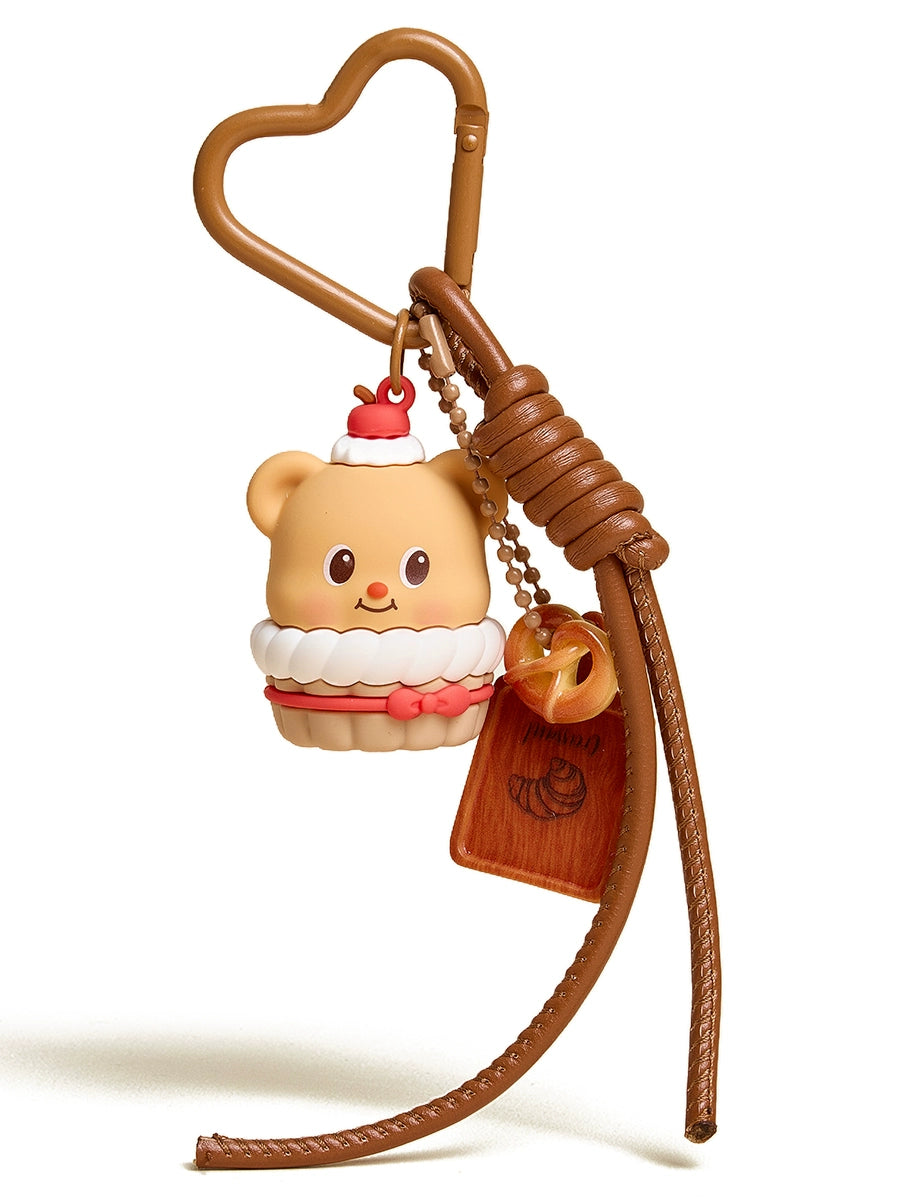 HAVEROSE Butter Bear Keychain Pendant