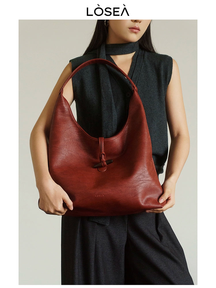 LOSEA New Chinese Minimalist Large Capacity Tote Bag