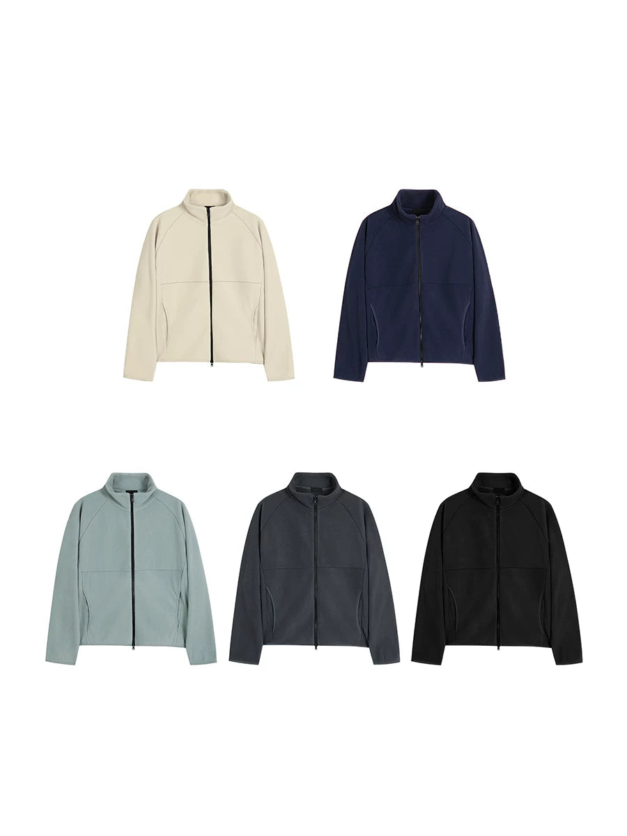 PLUS NO LOGO Fleece Thermal Zipper Jacket