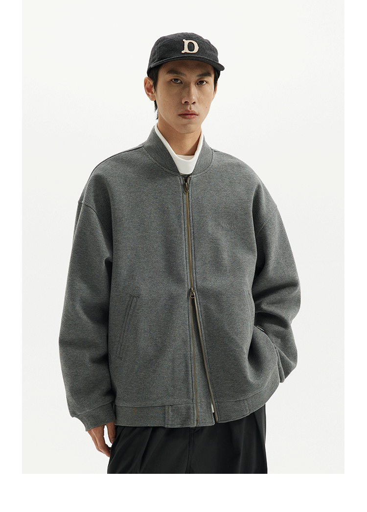 BUTTBILL Japanese baseball jersey knitted jacket