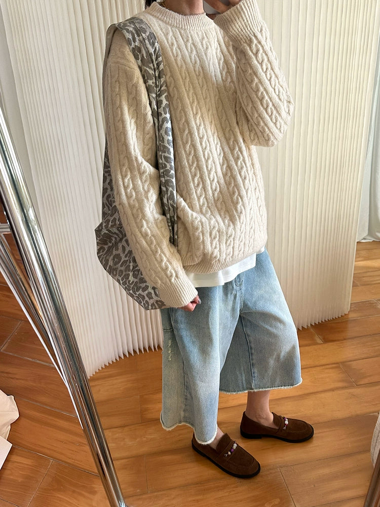 Ennui Cold Leopard Print Lazy Fashionable Shoulder Messenger Bag