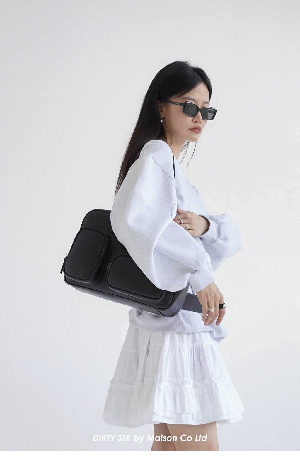 DirtySix Pierre Cow Split Leather Toast Bag