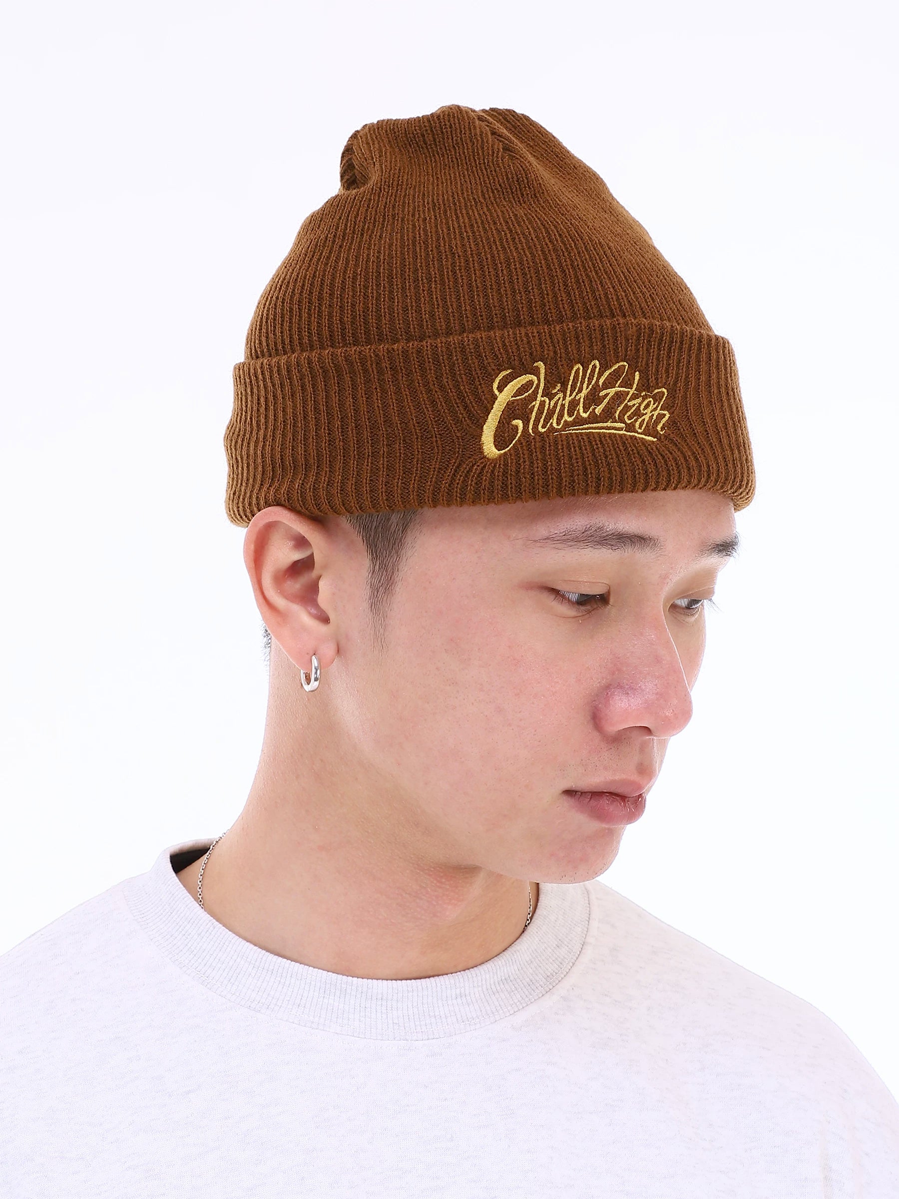 ChillHigh Vintage Embroidered Knitted Warm Wool Hat