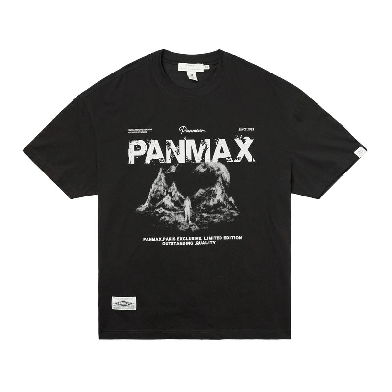 PANMAX Trendy Versatile Snow Mountain Printing Tee