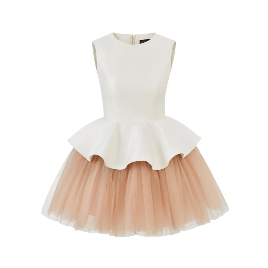 Avenement Stitching Mesh Dress