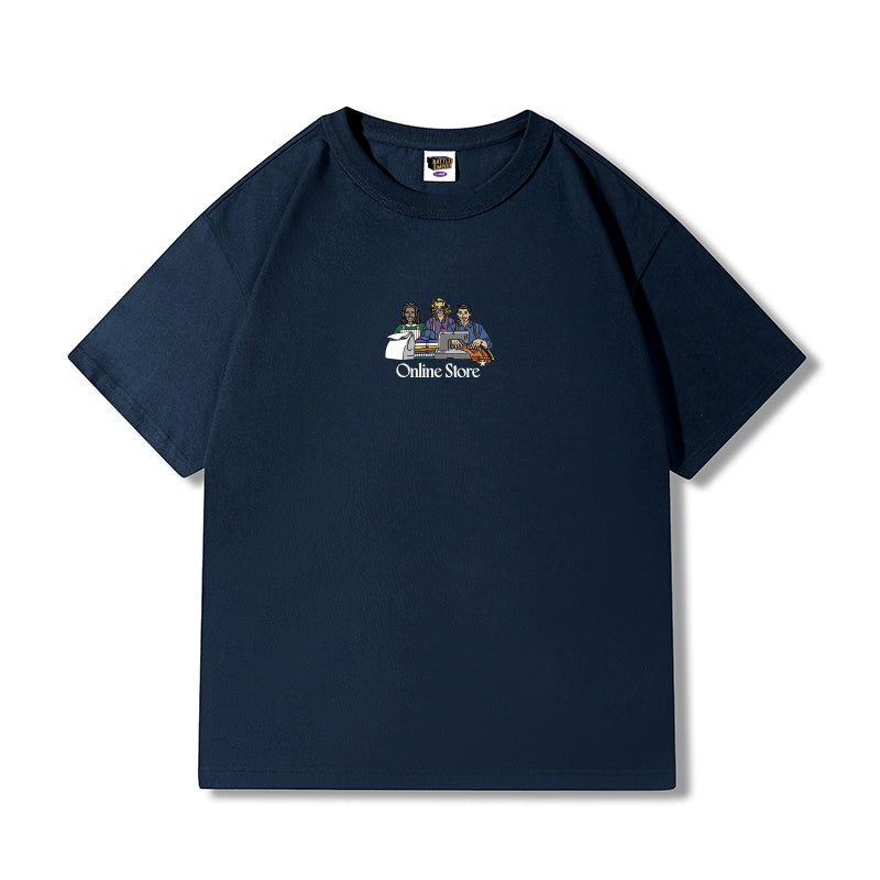 Battles Retro Crew Neck Loose Tee