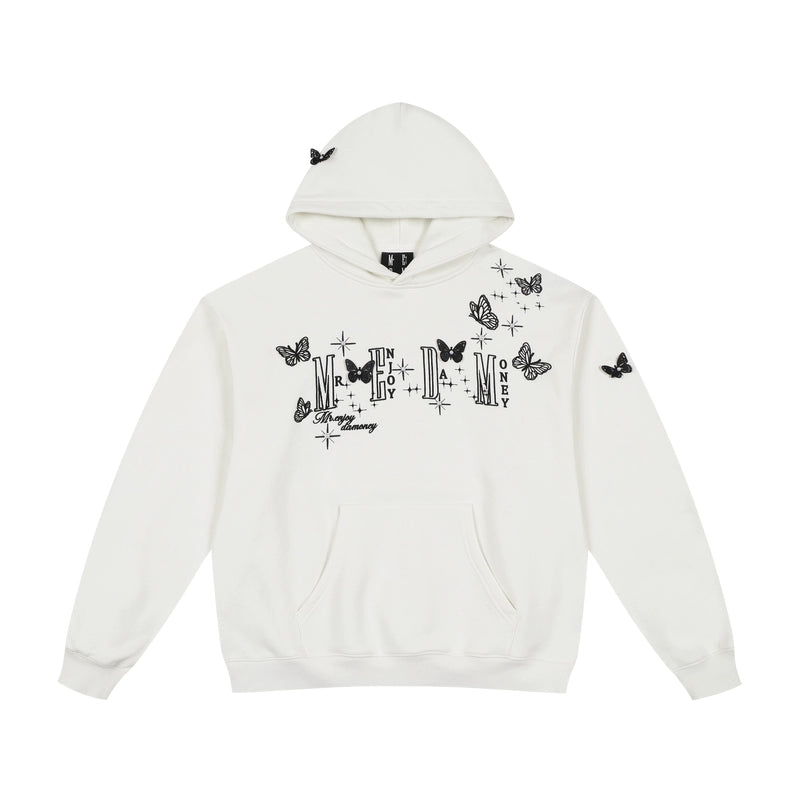 MEDM Three-dimensional Butterfly Hooded Sweater