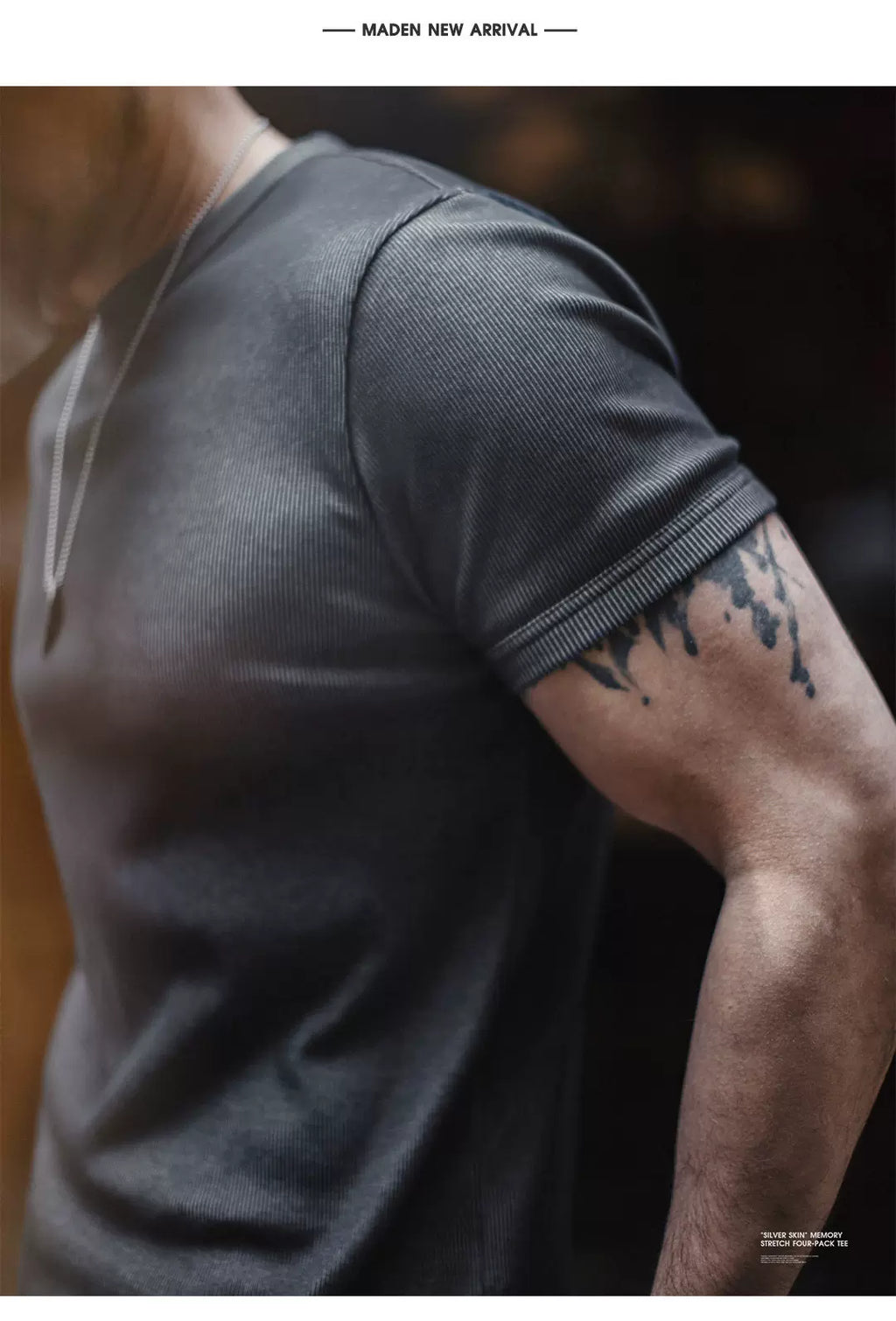 MADEN Slim Versatile Casual Tee