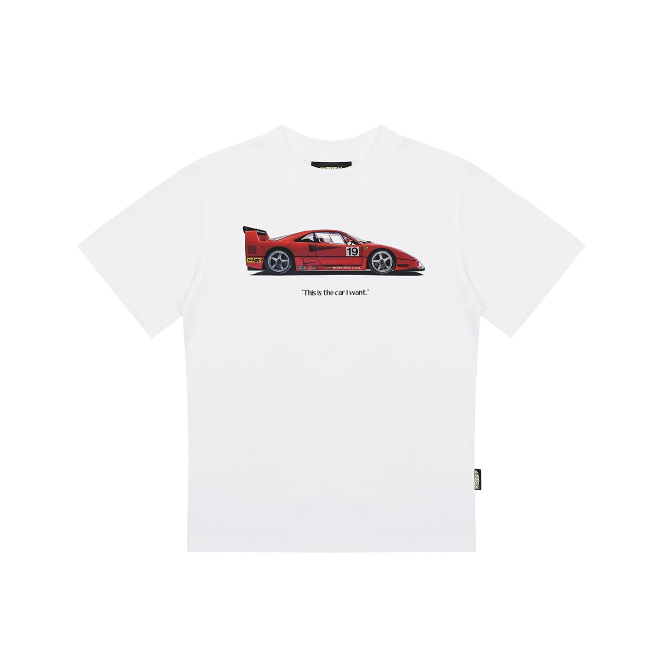 MMBBT Retro Supercar Printed Crew Neck Tee