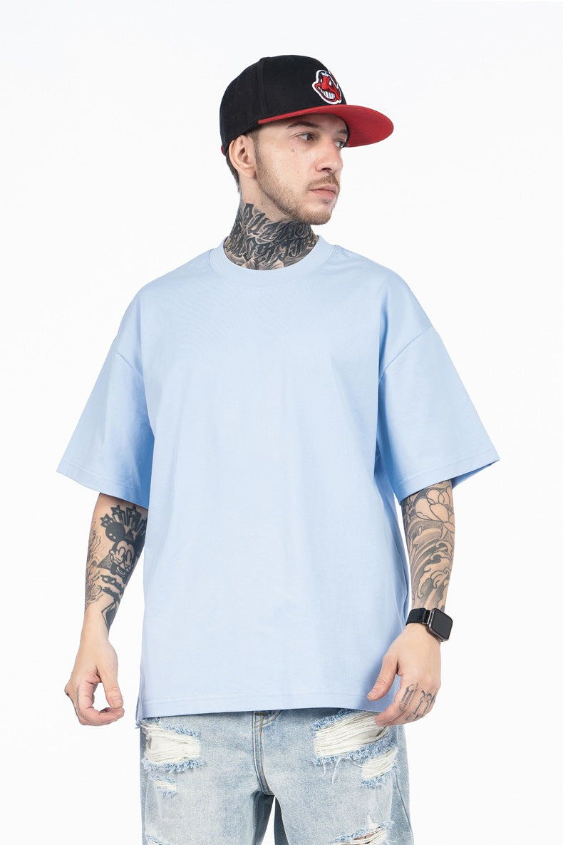 SUPER WAY Loose Crew Neck Versatile Tee