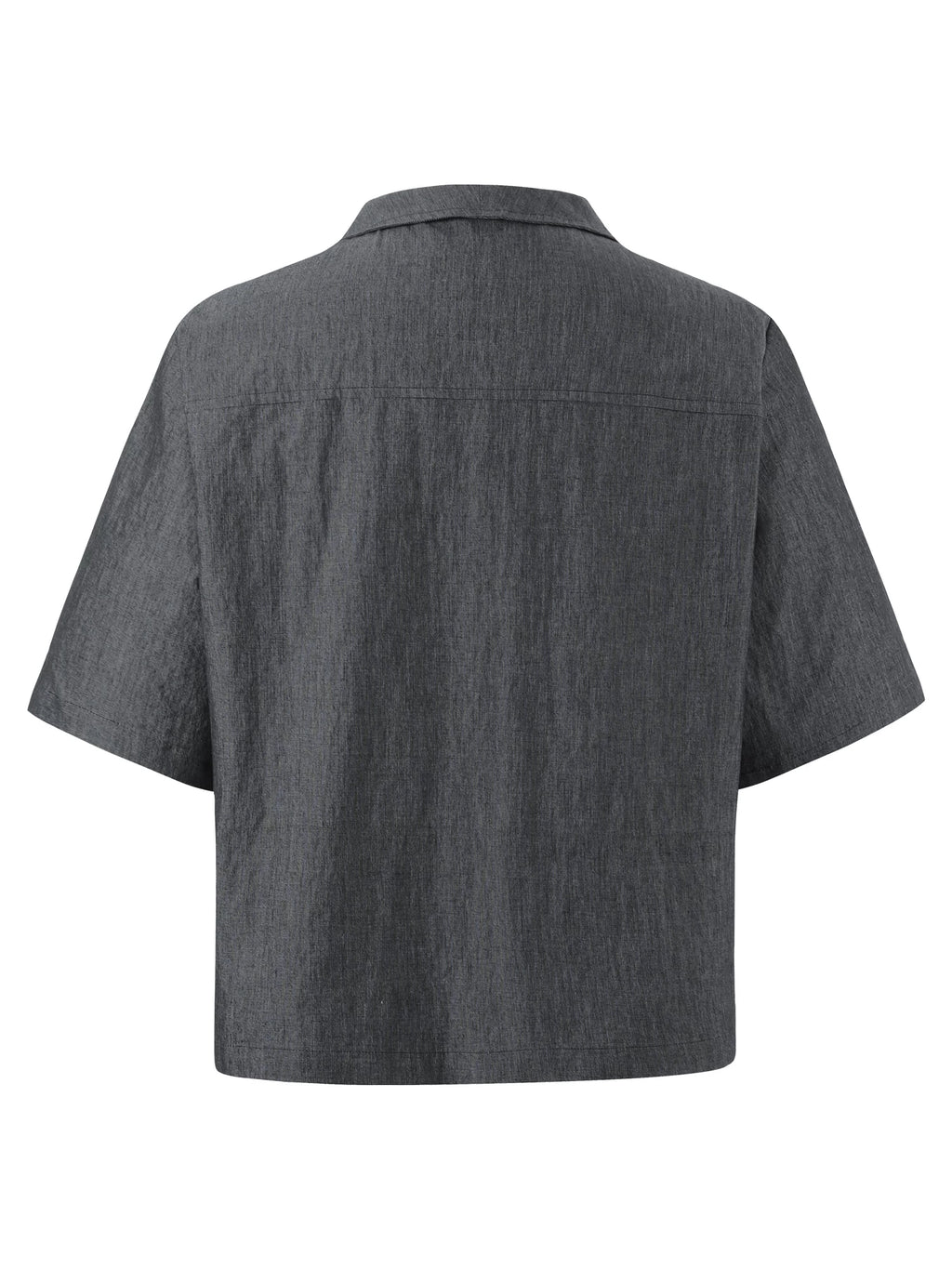 TAICHIISM Vintage Diagonal Placket Spliced Short-sleeved Shirt