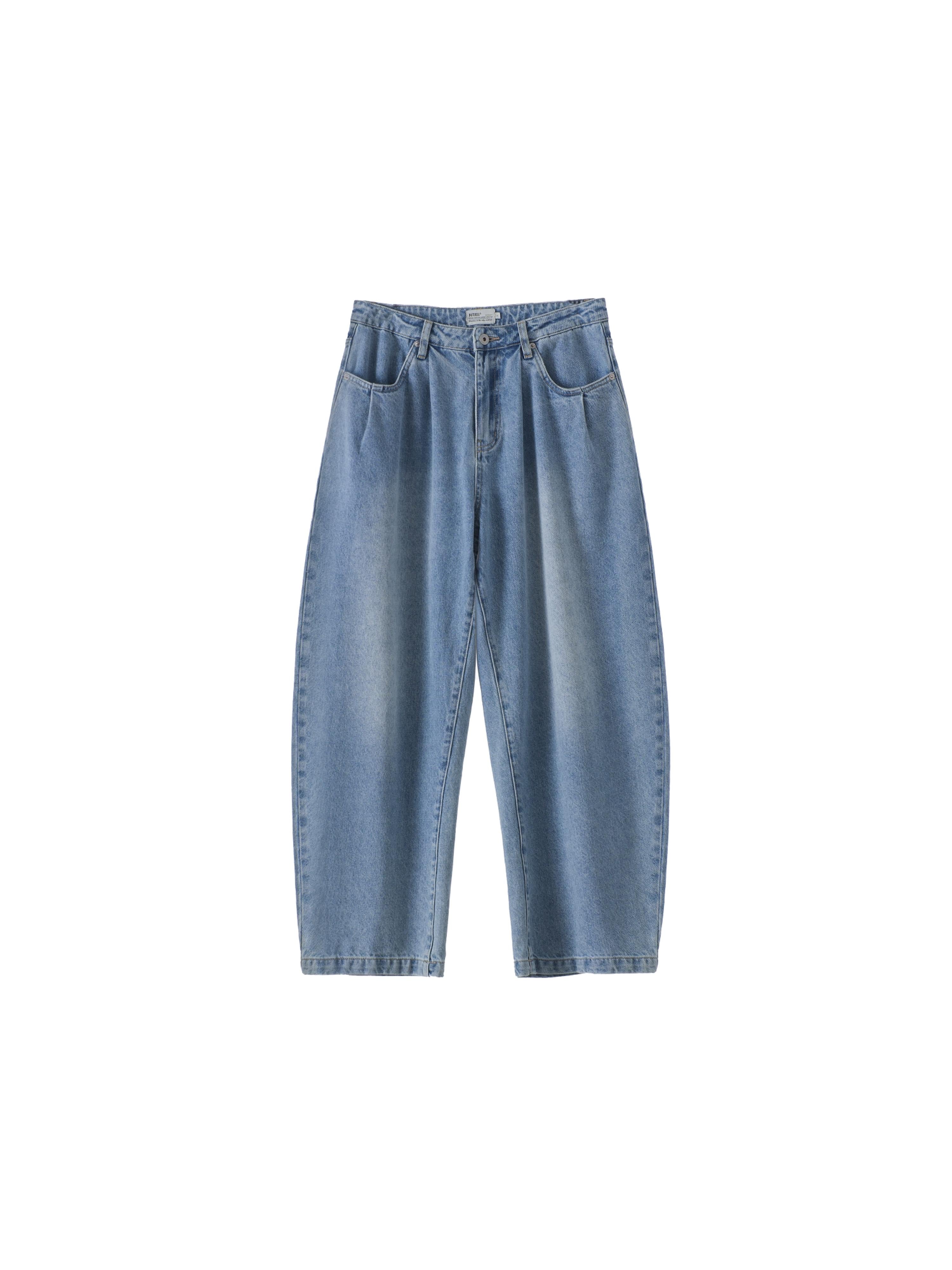 BUTTBILL 25SS puree heavy twill washed micro-cocoon jeans