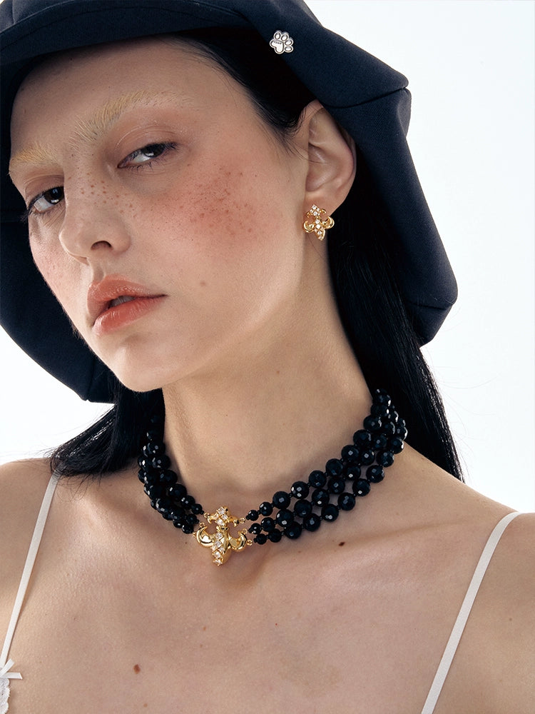 1JINN Iris Black Onyx Necklace