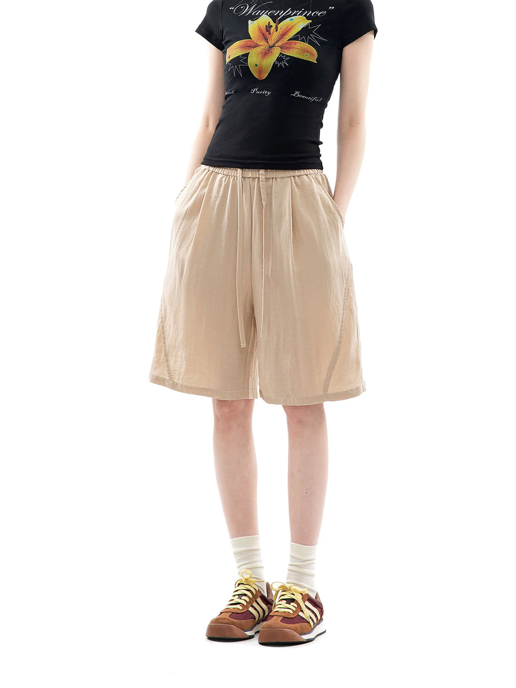 CHANT2nd Wide-leg Casual Shorts
