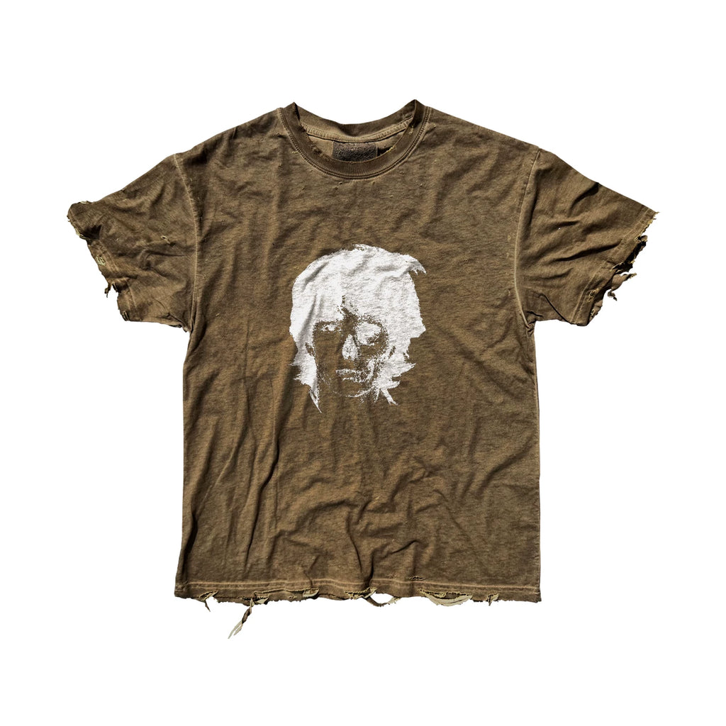SHIBU Retro Personality Pixel Wind Round Neck Tee
