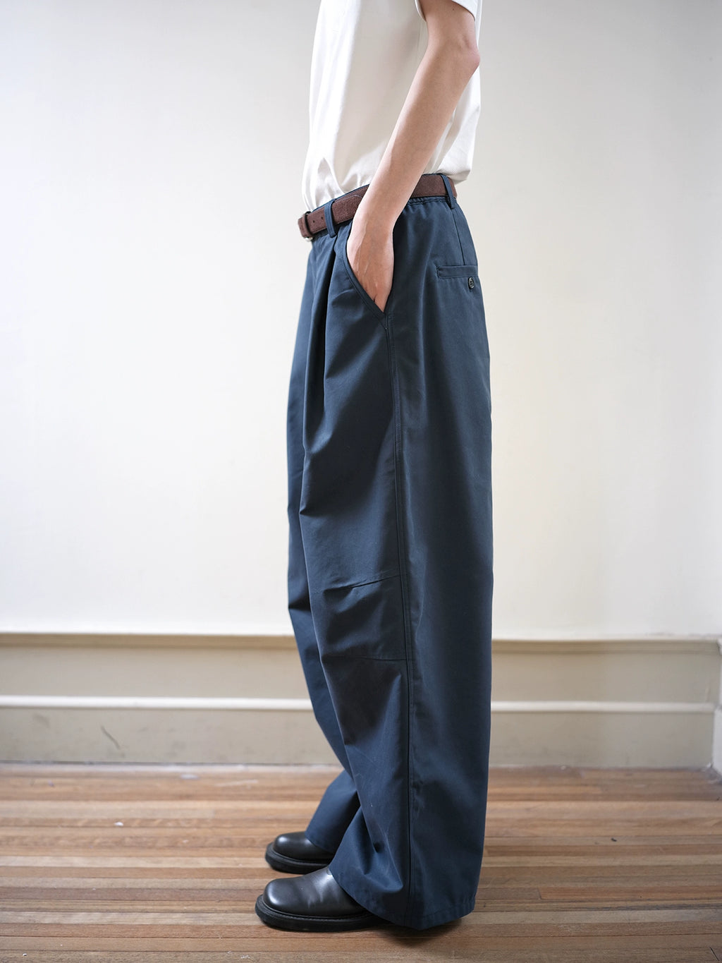 CARPEM Pleated Straight Tooling Slacks