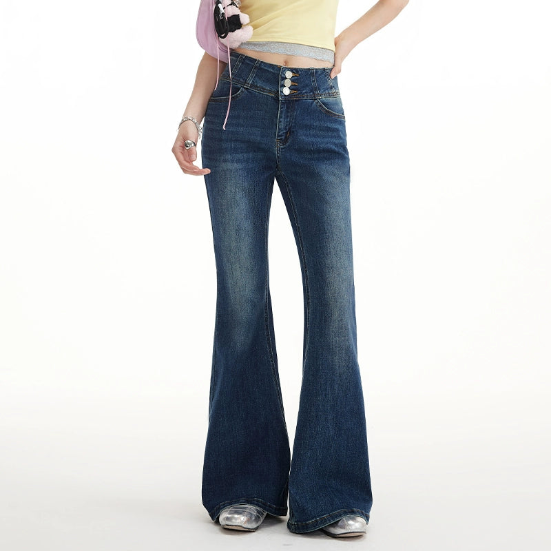 UNIFREE High-waisted Fashion Mop Jeans