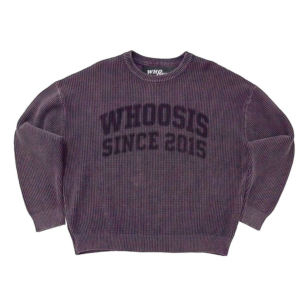WHOOSIS Vintage Versatile Crew Neck Sweater