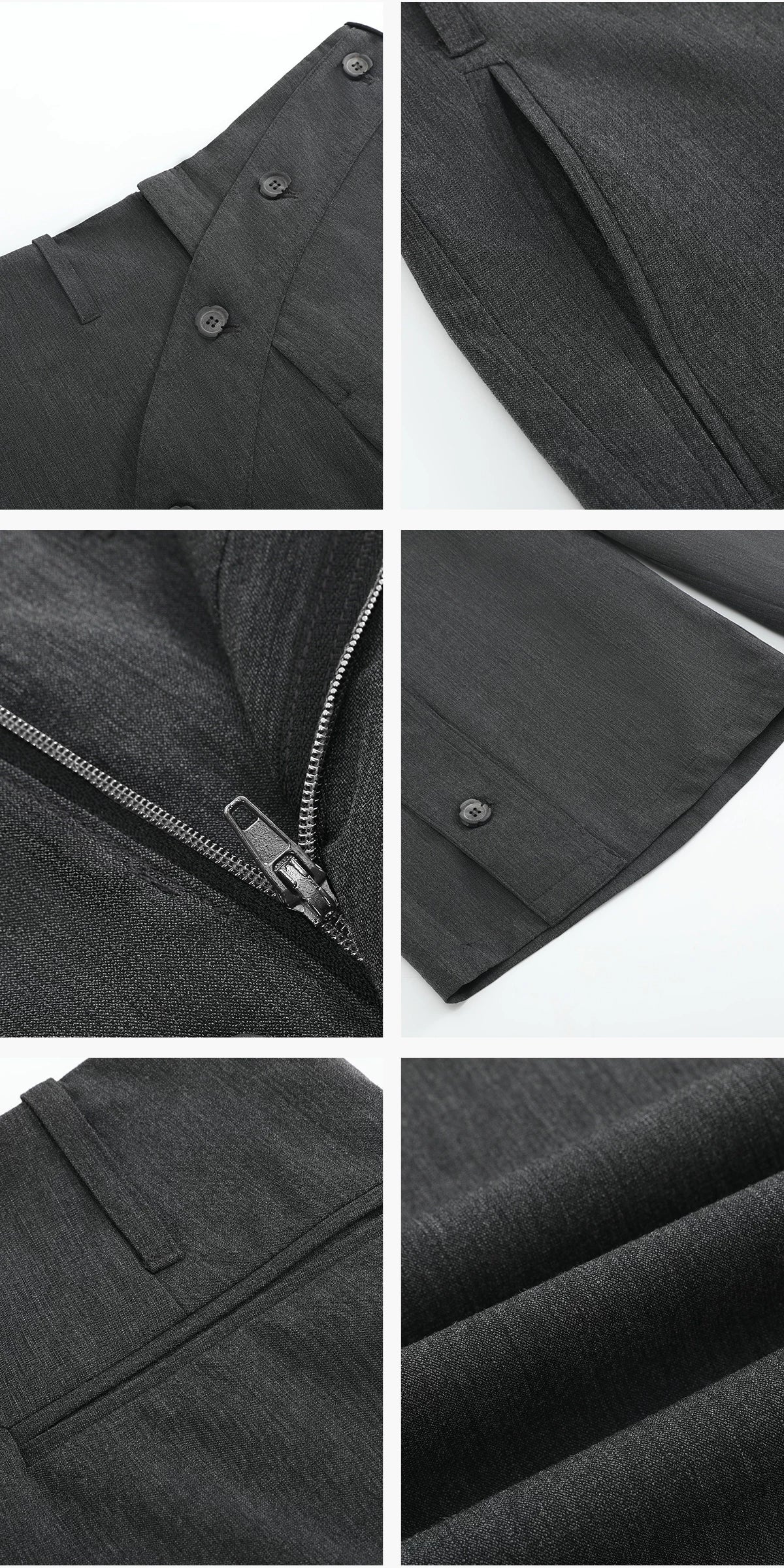 Slight Vogue Slash-Breasted Suit Shorts